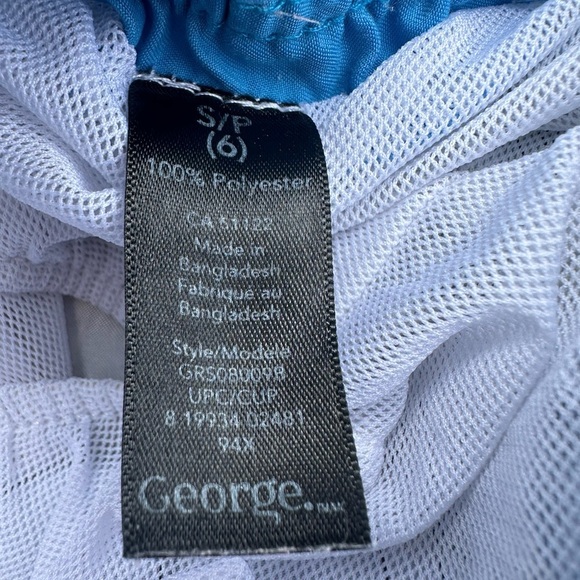 George Boys Size 6 Bathing Suit Shorts & Flip Flops - Picture 7 of 8